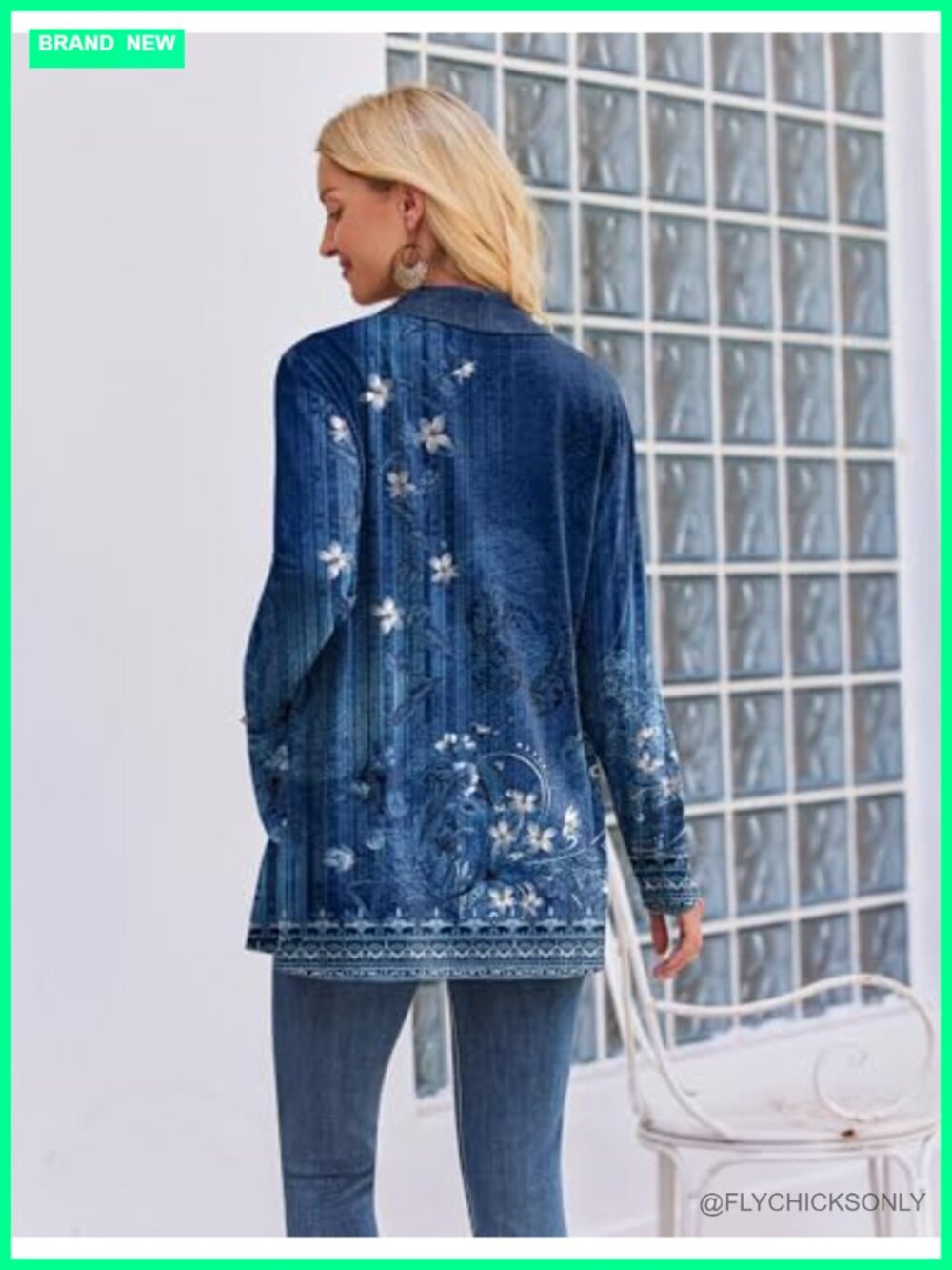Lightweight Open Front Long Sleeve Cardigan with Pockets - Picture 3 of 6